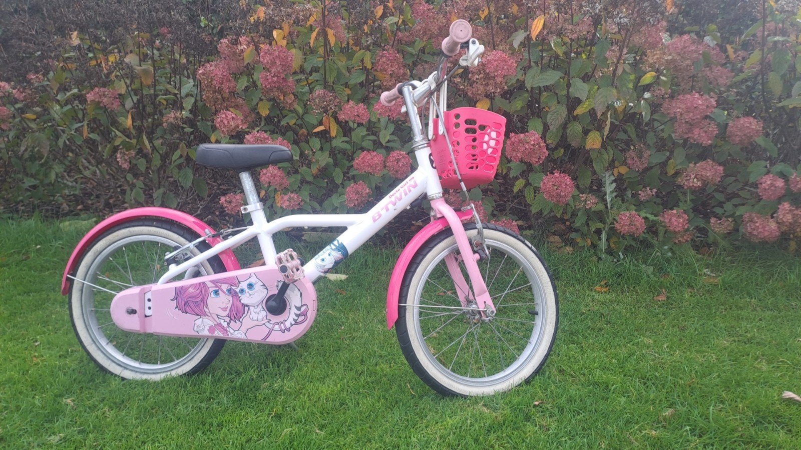 Meisjesfiets 16 inch, Fietsen en Brommers, Ophalen, Gebruikt, 16 inch, Btwin Decathlon