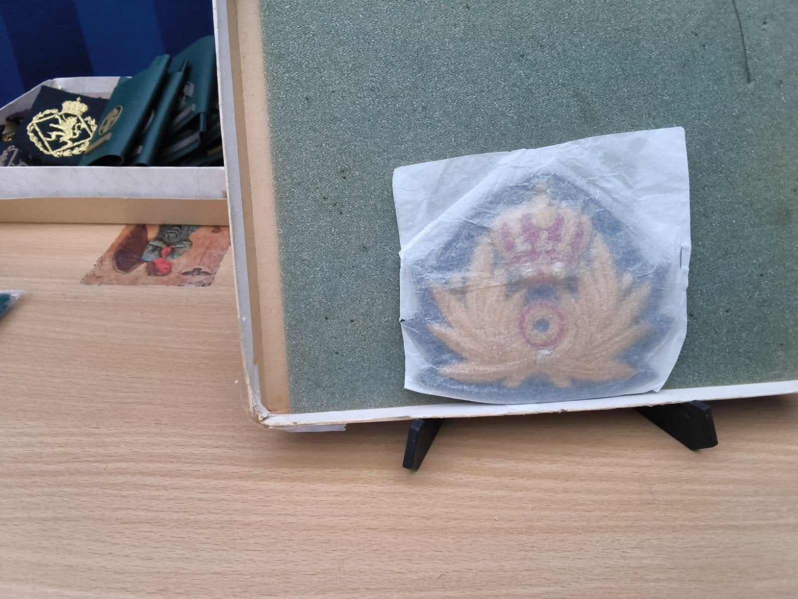 geborduurd muts kenteken Marine, Ophalen of Verzenden, Marine