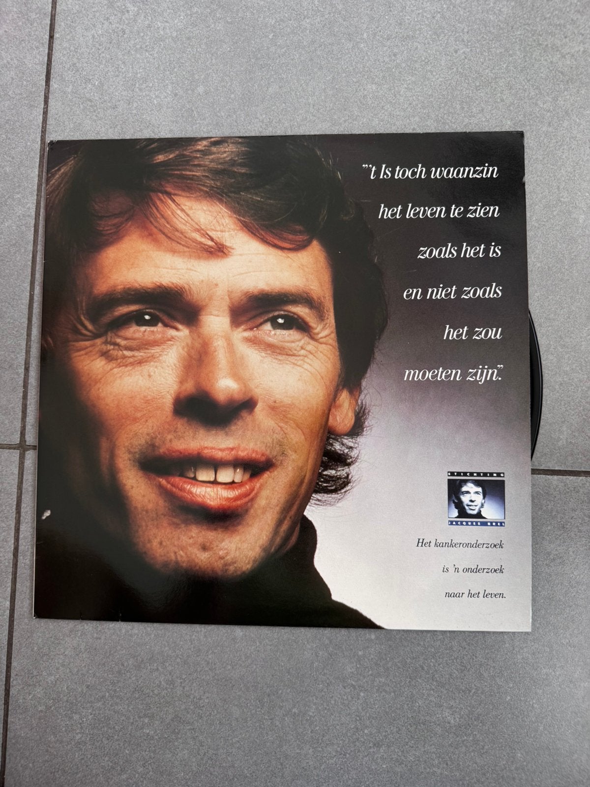 Bijzondere Jacques Brel-vinylplaat – Stichting Jacques Brel, Enlèvement, Utilisé