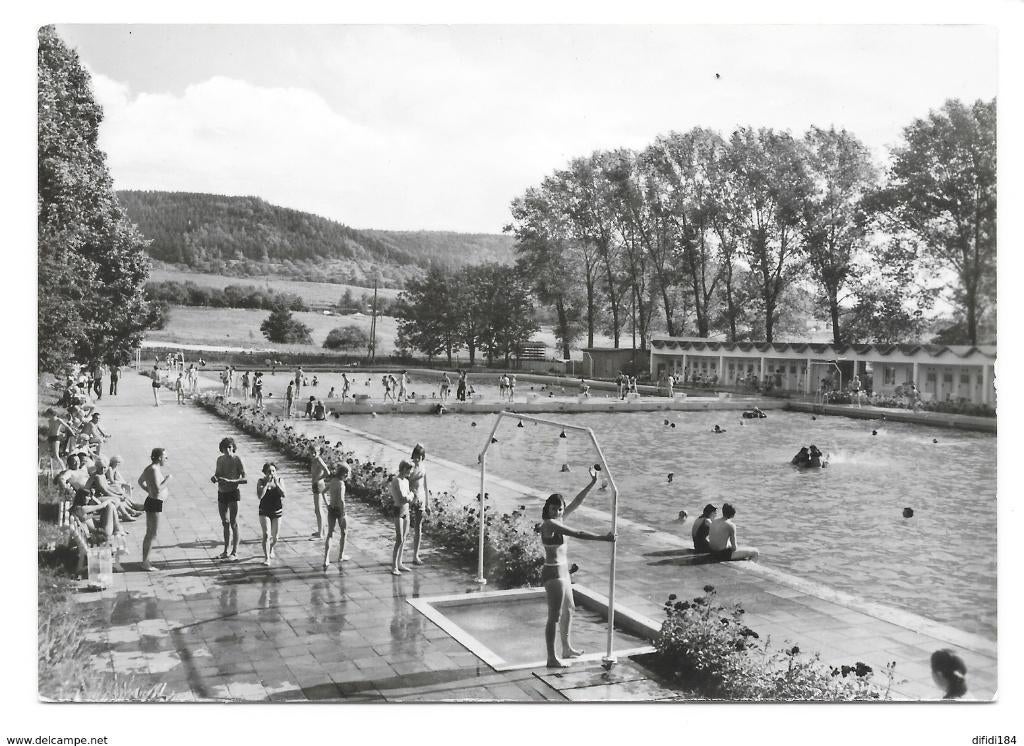 Bad Bibra Waldschwimmbad Kr Nebra, Envoi, Non affranchie, Allemagne