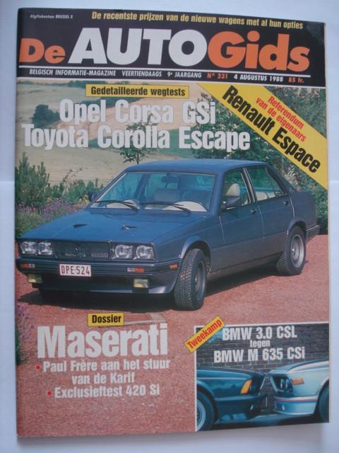 AutoGids 231, Envoi, Comme neuf, Général