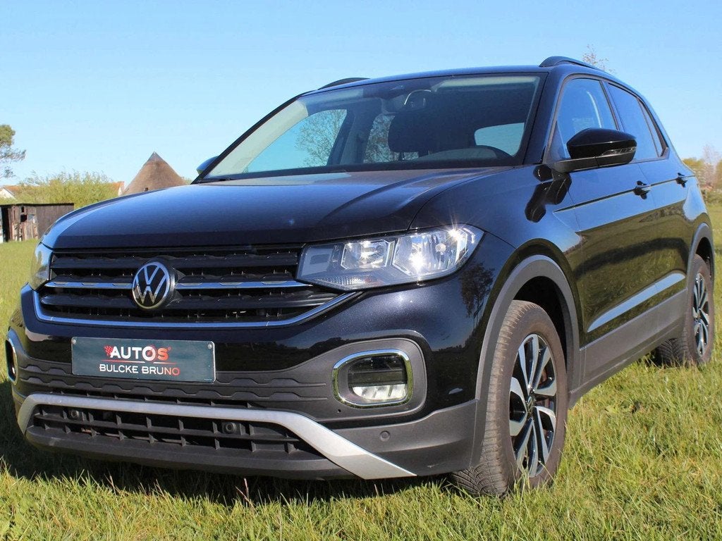 Volkswagen T-Cross T-Cross 1.0 TSI Active OPF (bj 2022), Auto's, Gebruikt, 110 g/km, Zwart, Bedrijf