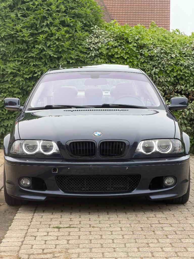 BMW E46 330ci, Auto's, BMW, 4 zetels, Achterwielaandrijving, Beige, Blauw