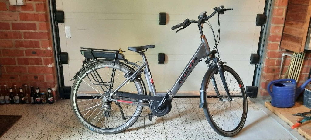E-bike Norta vrouwenfiets, Fietsen en Brommers, Fietsen | Dames | Damesfietsen, Gebruikt, Velgrem, 47 tot 50 cm, Versnellingen