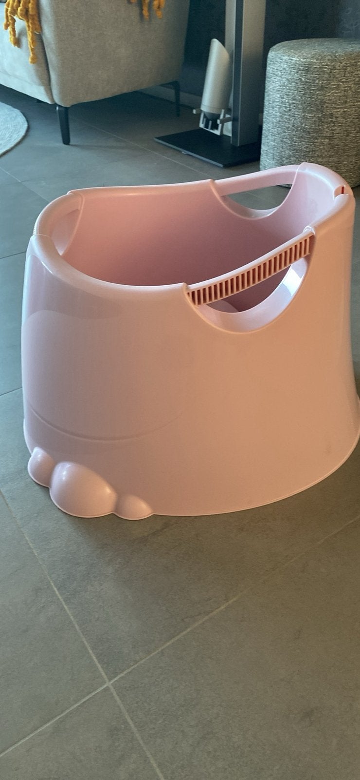 Ok babybad roze, Kinderen en Baby's, Ophalen, Zo goed als nieuw