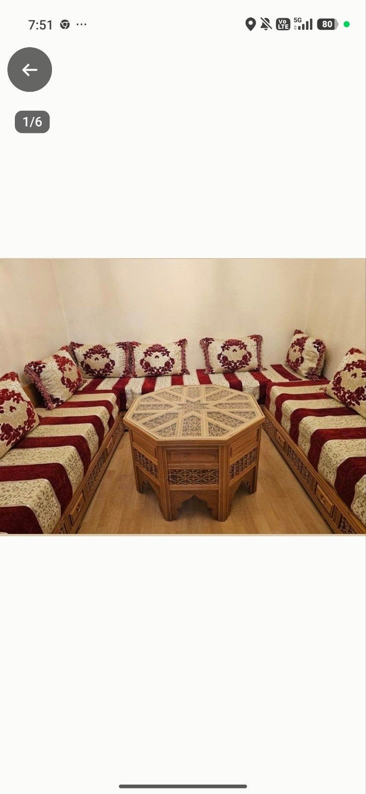 fauteuils sedari salon marocain, Maison & Meubles, Enlèvement