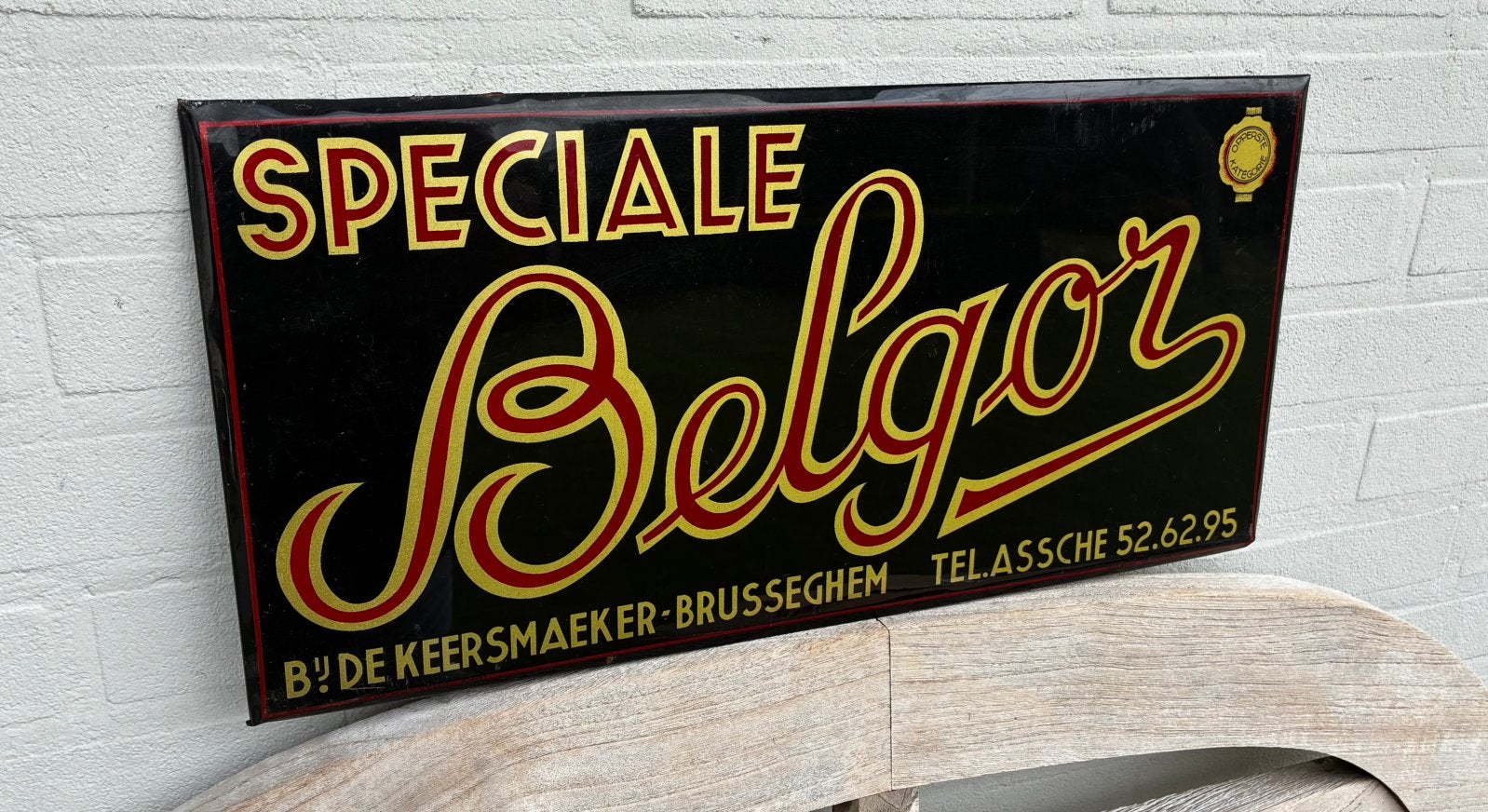 Bordje, Ophalen, Zo goed als nieuw