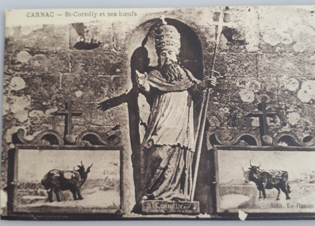 ANC. PC RELIGIEUX : CARNAC H.CORNELIS & ses vaches Ref.R22, Collections, Enlèvement ou Envoi, Utilisé, Carte ou Gravure, Christianisme | Catholique