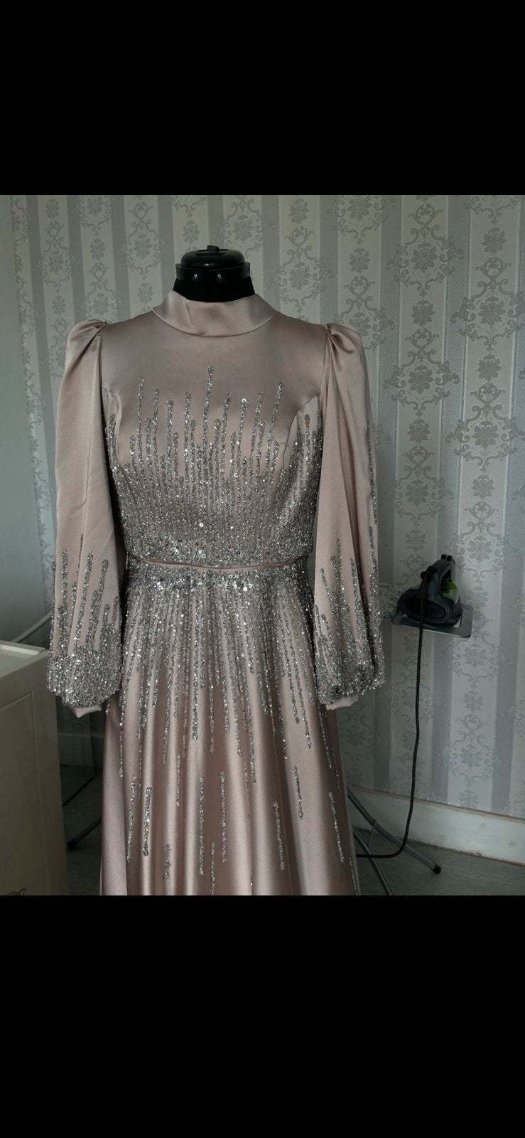 Avondjurk Abiye Glitter Modest Hijab, Ophalen, Zo goed als nieuw