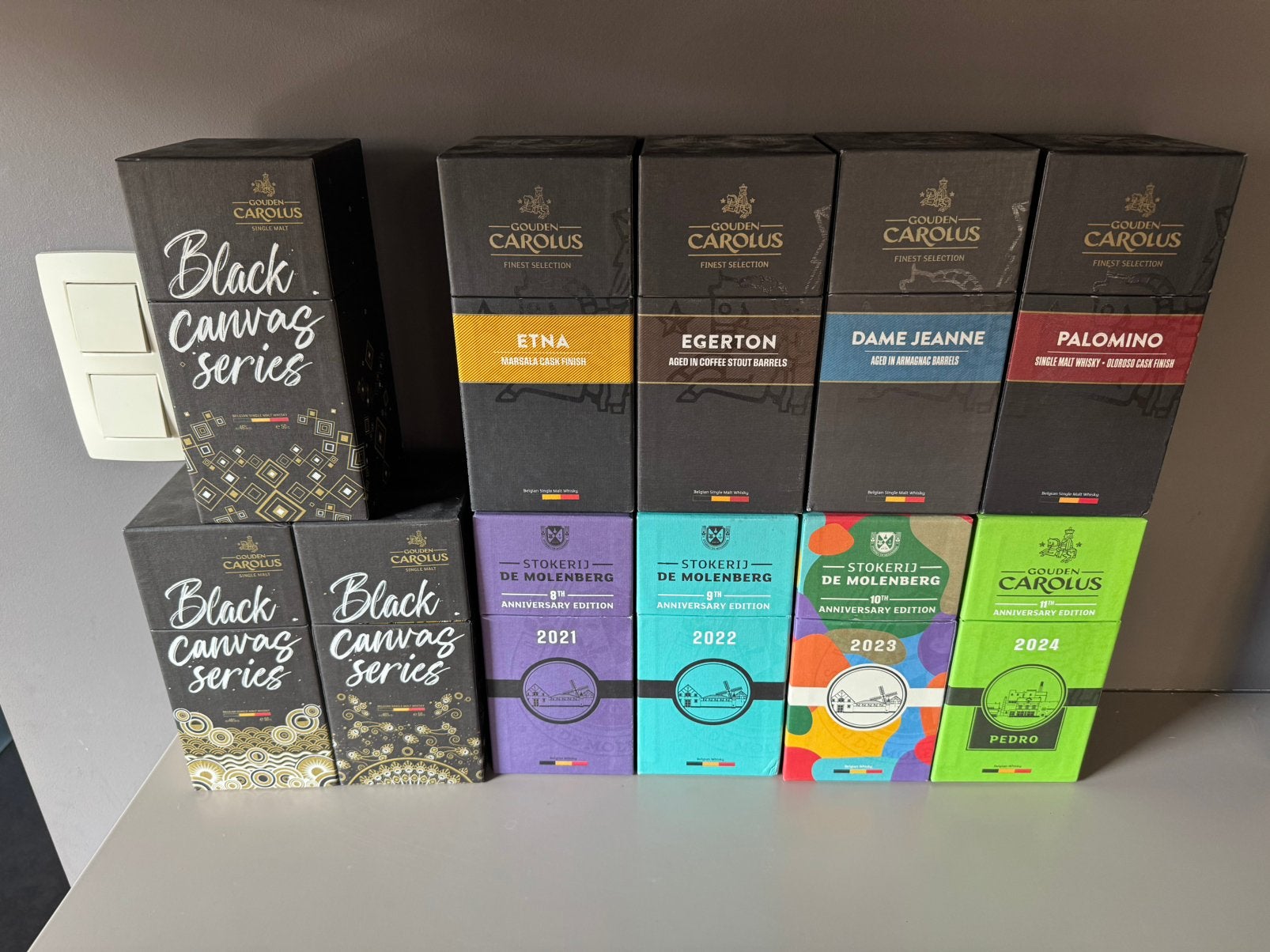 Collection de whisky Gouden Carolus, Enlèvement, Comme neuf