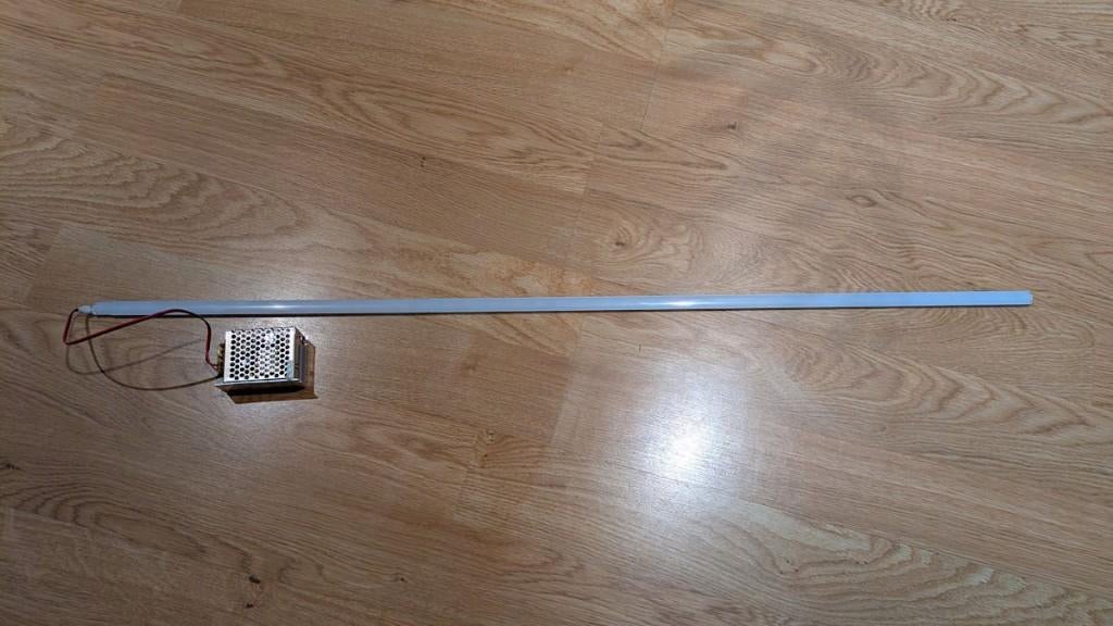 LED strip met transformator - 104 cm, Ophalen of Verzenden