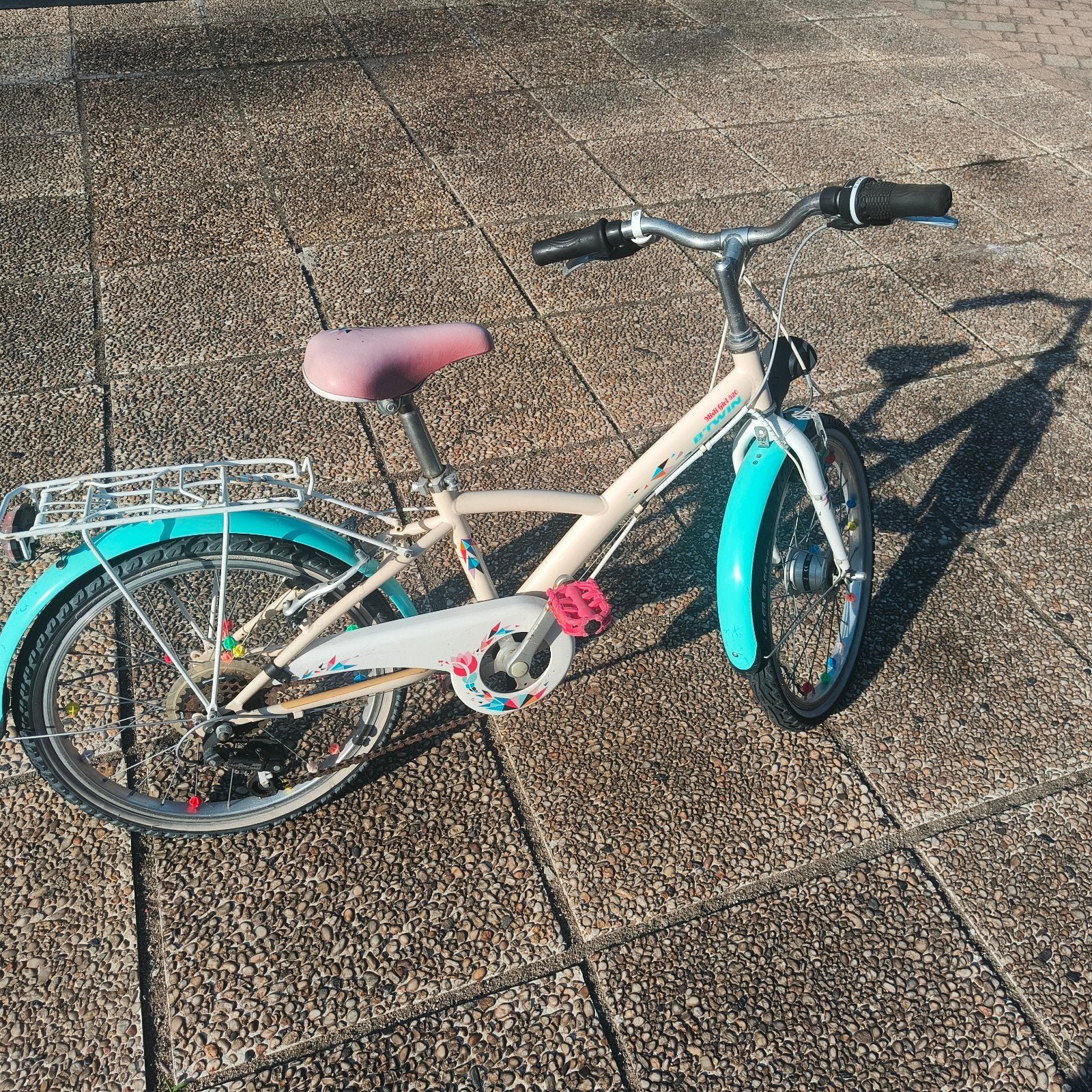 B twin kinderfiets, Ophalen