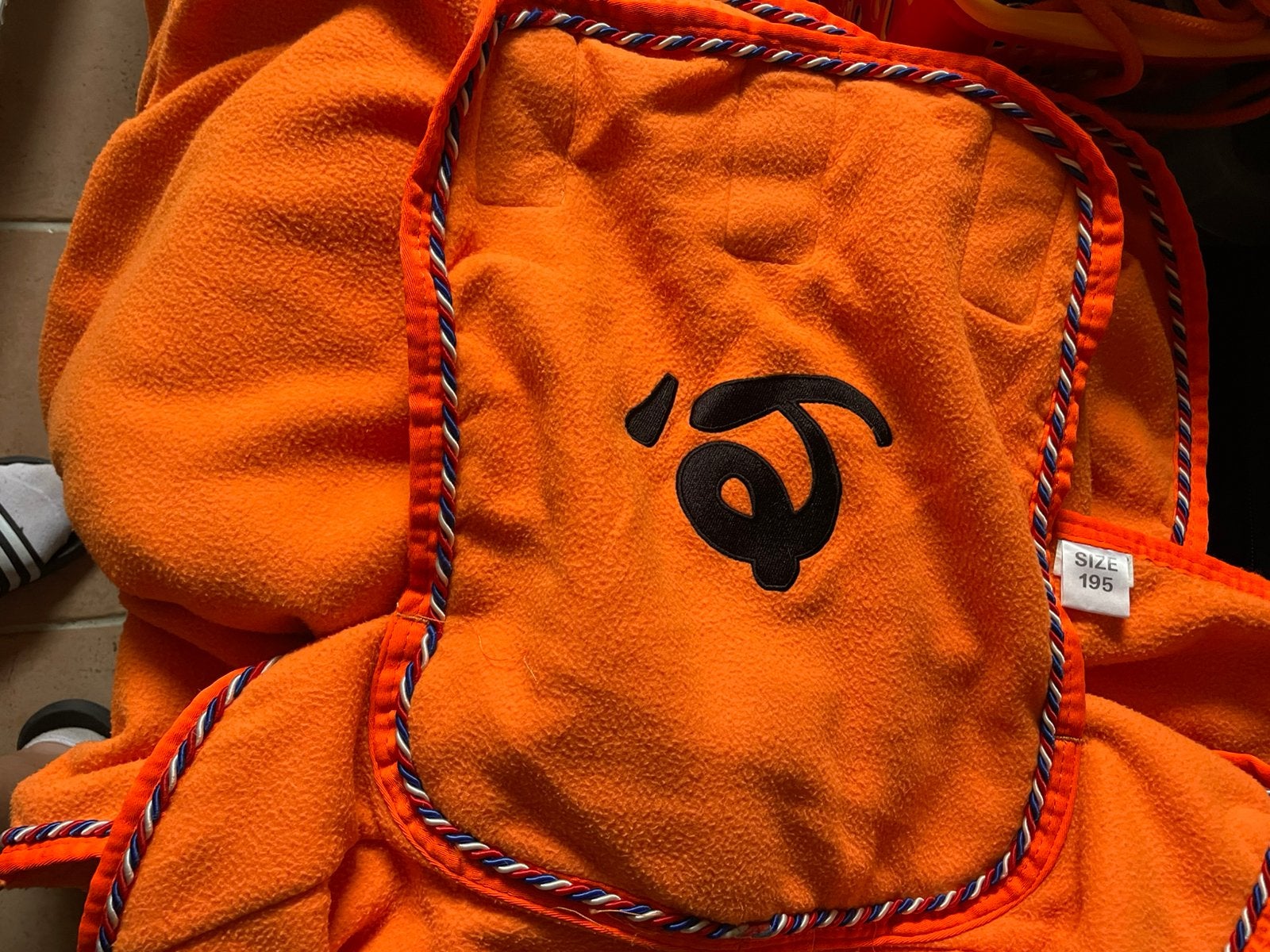 Plaid polaire, Animaux & Accessoires, Chevaux & Poneys | Couvertures & Couvre-reins, Full (L), Orange, Enlèvement, Autres types