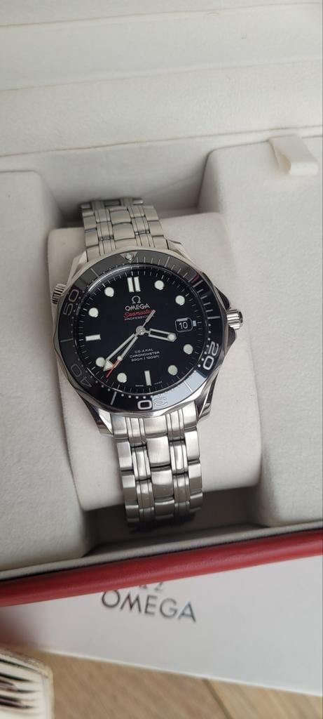 Omega Seamaster 300M coaxiale zwarte wijzerplaat, Omega