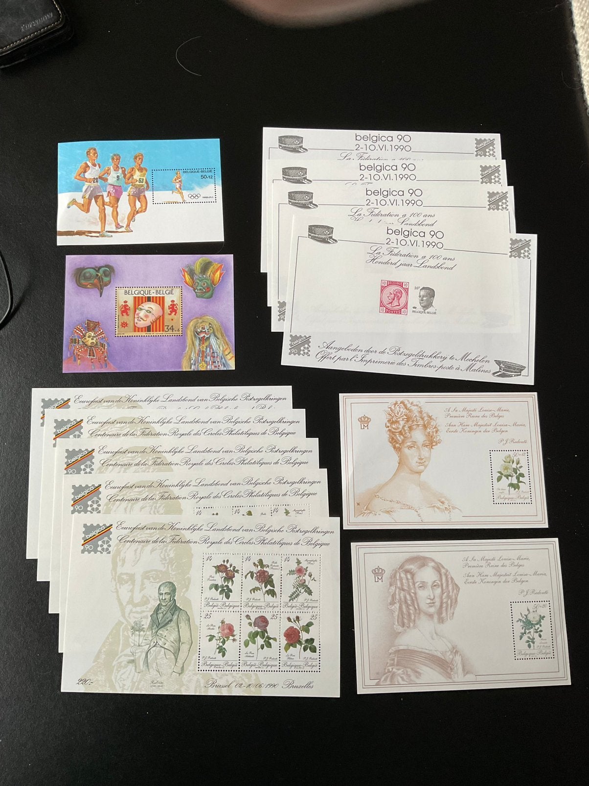 Timbres de Belgique 1988 1989 1990, Neuf, Enlèvement ou Envoi, Non oblitéré, Autre