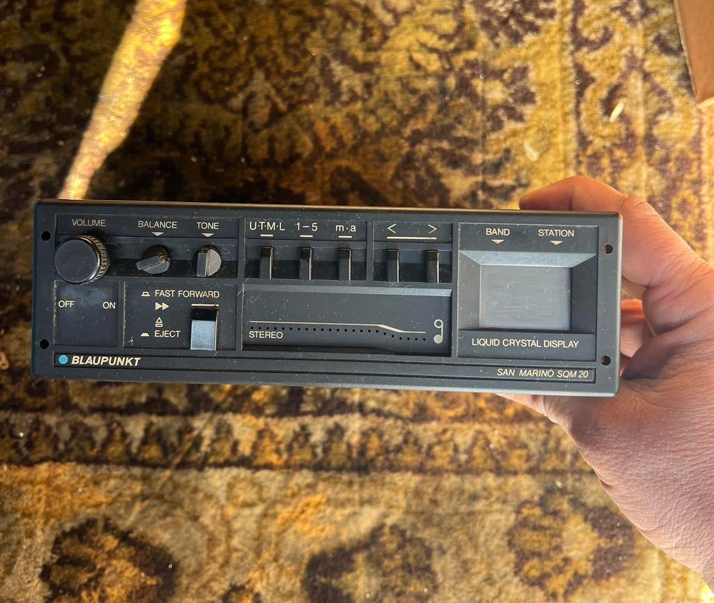 Blaupunkt san Marino SQM 20 autoradio, Ophalen of Verzenden, Gebruikt