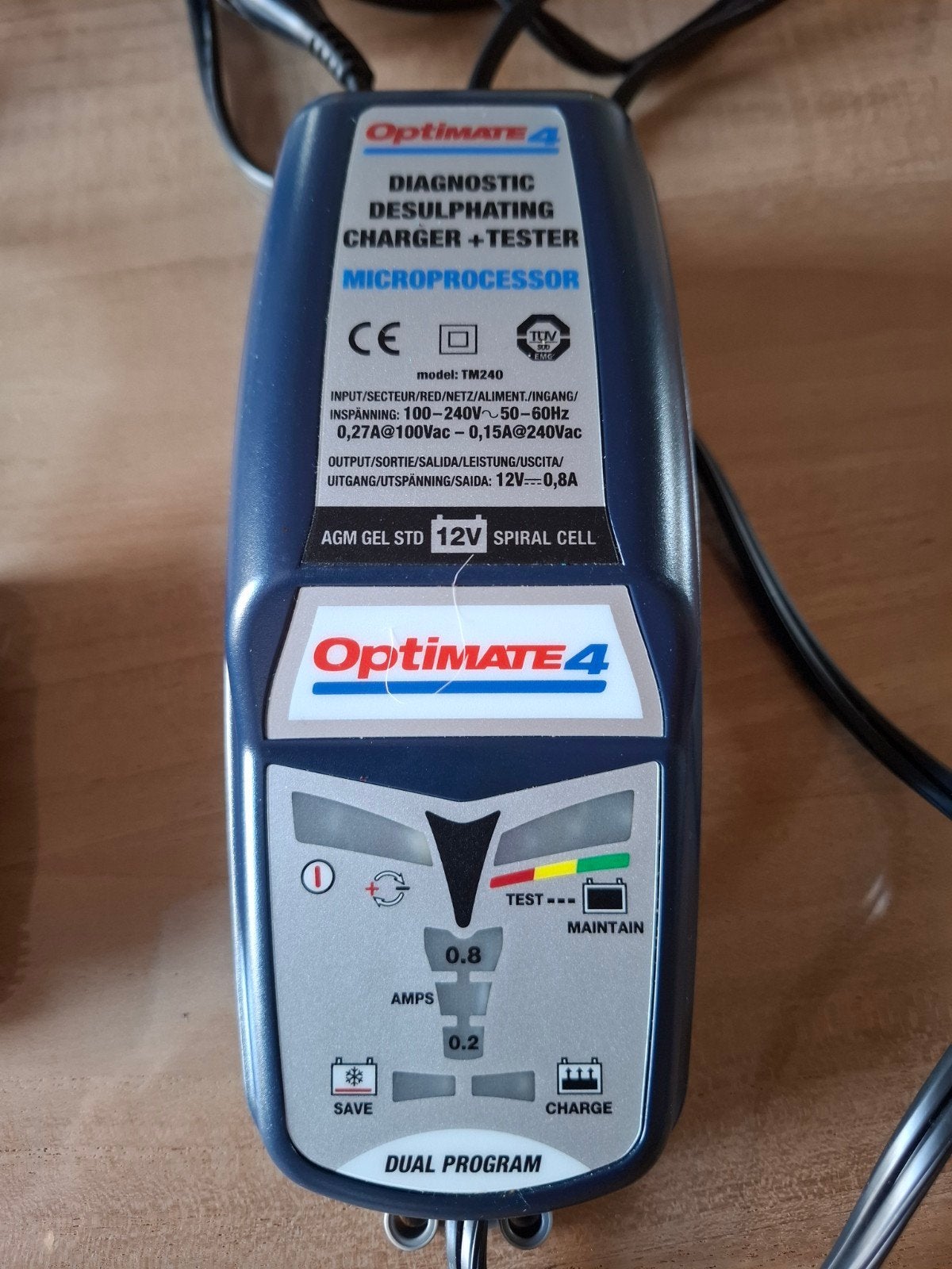 Chargeur batteries Optimate 4, Ophalen