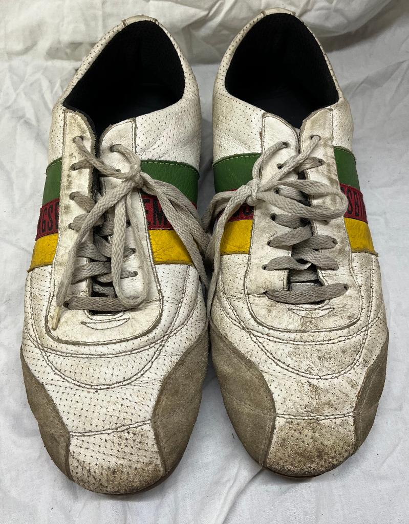 Espadrilles/chaussures football vintage uniques BIKKEMBERGS, Vêtements | Hommes, Chaussures, Enlèvement, Porté, Blanc, Baskets