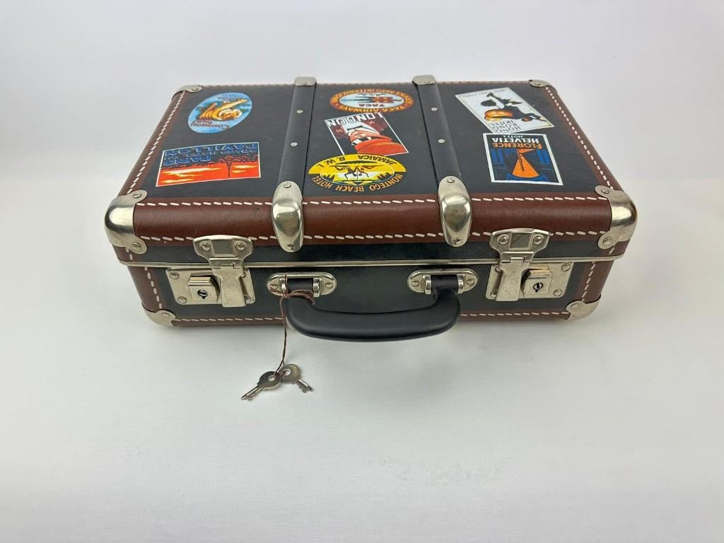 Decoratief Retro Valies 40x24x13 cm, Minder dan 50 cm, Gebruikt, Verzenden, Minder dan 50 cm