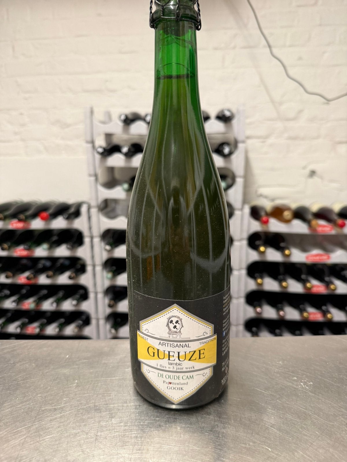 De Cam Oude Geuze 2019-2023 - 75 flessen, Verzamelen, Ophalen, Zo goed als nieuw, Flesje(s), Overige merken