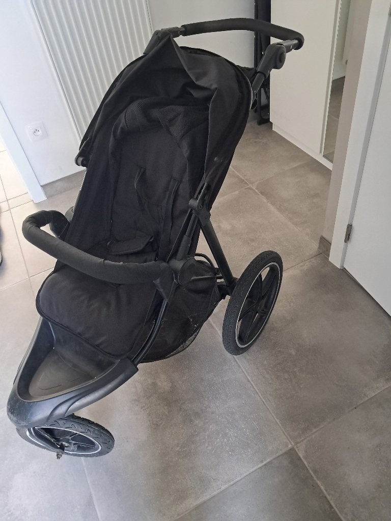 hauck Runner 2: 3-Wiel Buggy met XL Luchtbanden, Kinderen en Baby's, Ophalen, Gebruikt, Overige merken, Regenhoes