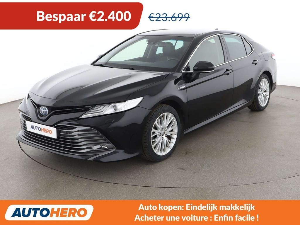 Toyota Camry 2.5 Hybrid Business Edition (bj 2020), 4 deurs, Gebruikt, 1595 kg, 2487 cc