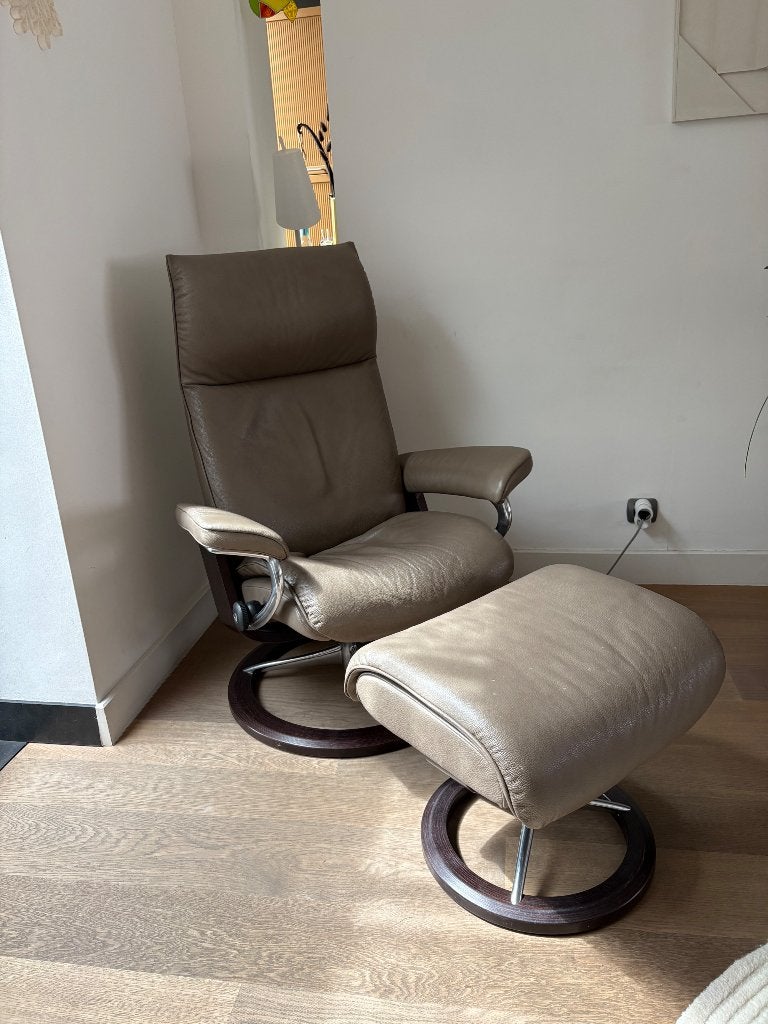 Stressless relax, Maison & Meubles, Fauteuils, Enlèvement, Comme neuf, Cuir