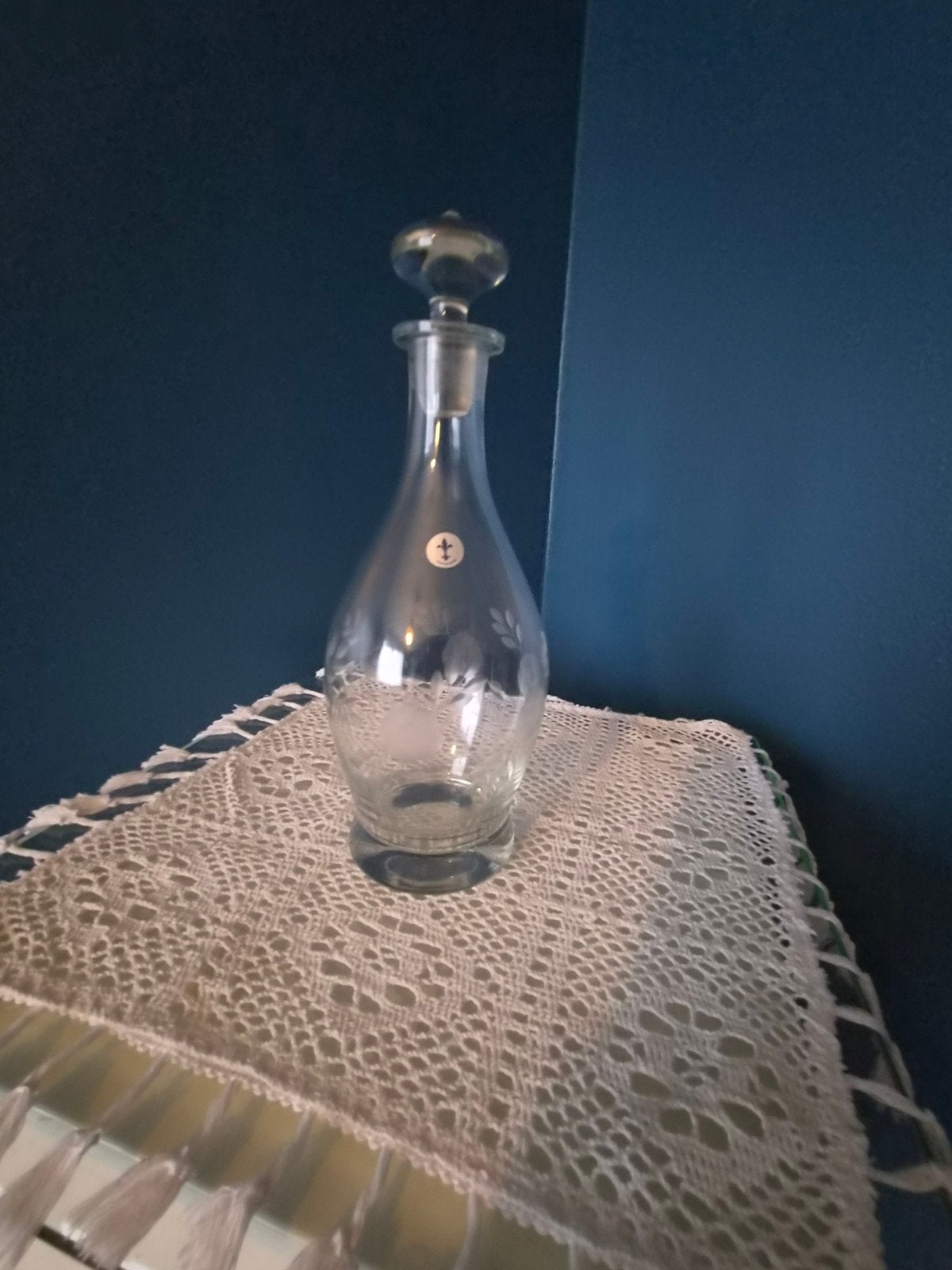 antieke of vintage glazen karaf met een bijpassende stop, Antiek en Kunst, Ophalen