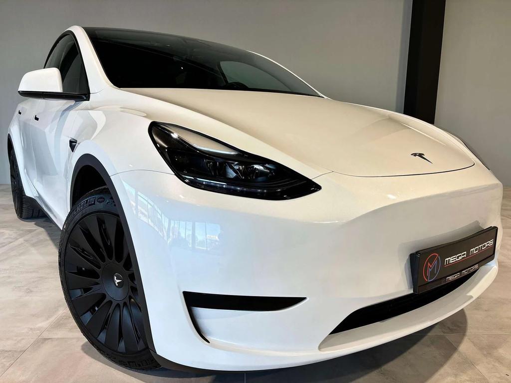 Tesla Model Y 347CV SR+ 07/2024 ! DiSPONiBLE ! TVA-BTW iNCLU, Auto's, Automaat, Gebruikt, Zwart, 347 pk