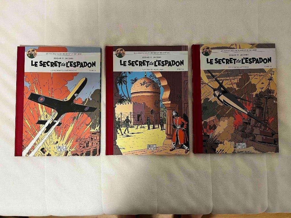 3 tomes de "Le Secret de l'Espadon" de Blake et Mortimer, Enlèvement ou Envoi, Comme neuf