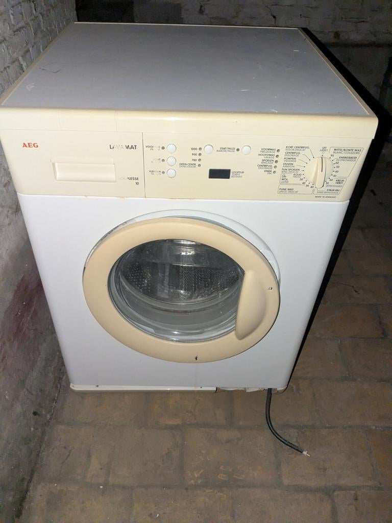 Wasmachine AEG, Enlèvement