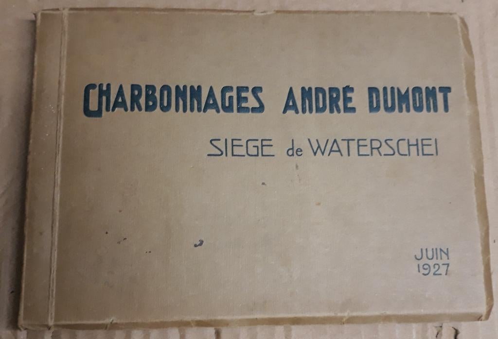Waterschei mijn, fotoboek 1927, Ophalen of Verzenden, 20e eeuw of later, Gelezen