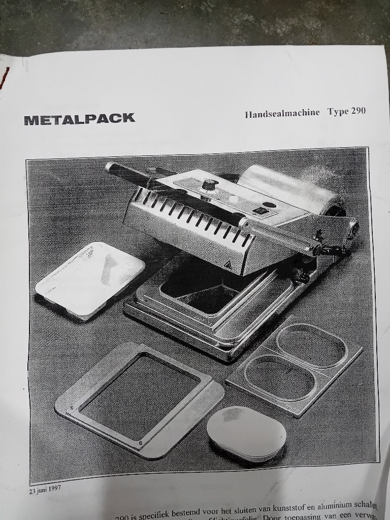 sealmachine, Ophalen