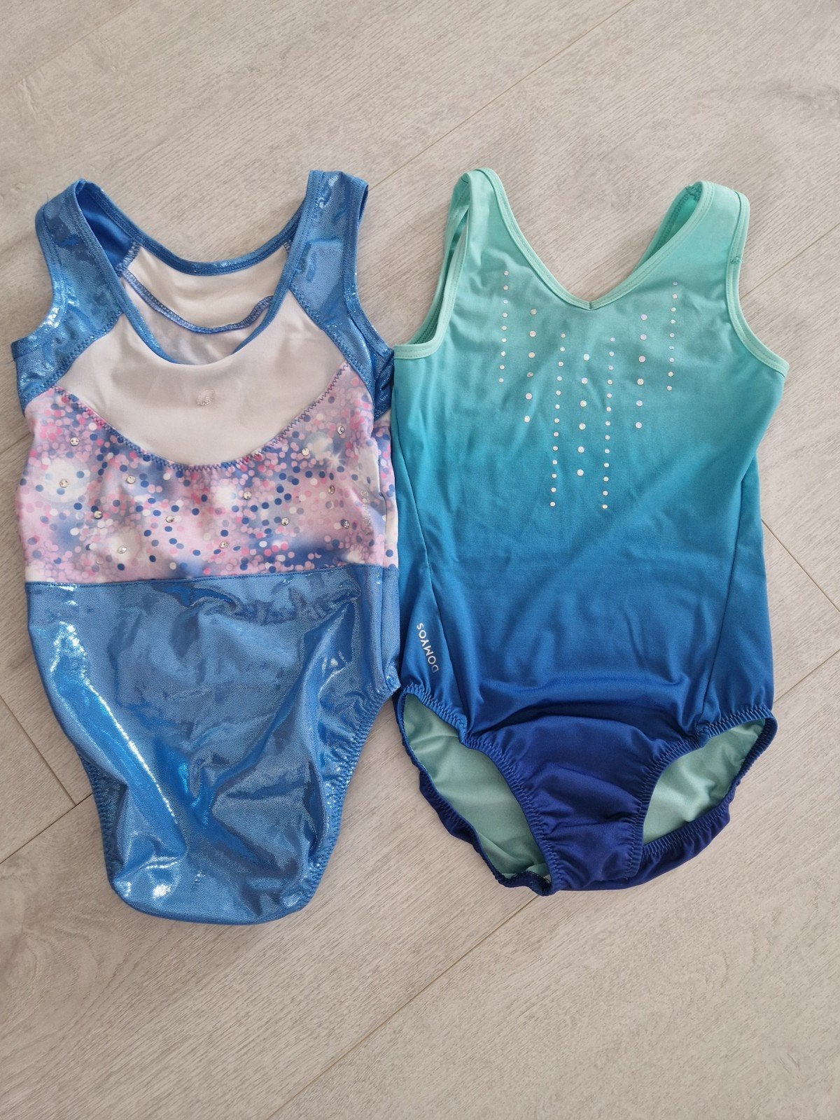 Tunique gym 6-8 ans, Enlèvement ou Envoi, Comme neuf, Maillot de gymnastique, Bleu