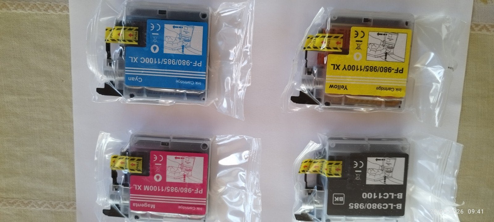 30 cartouches XL Brother LC980, LC985, LC1100, Enlèvement ou Envoi, Neuf, Cartridge