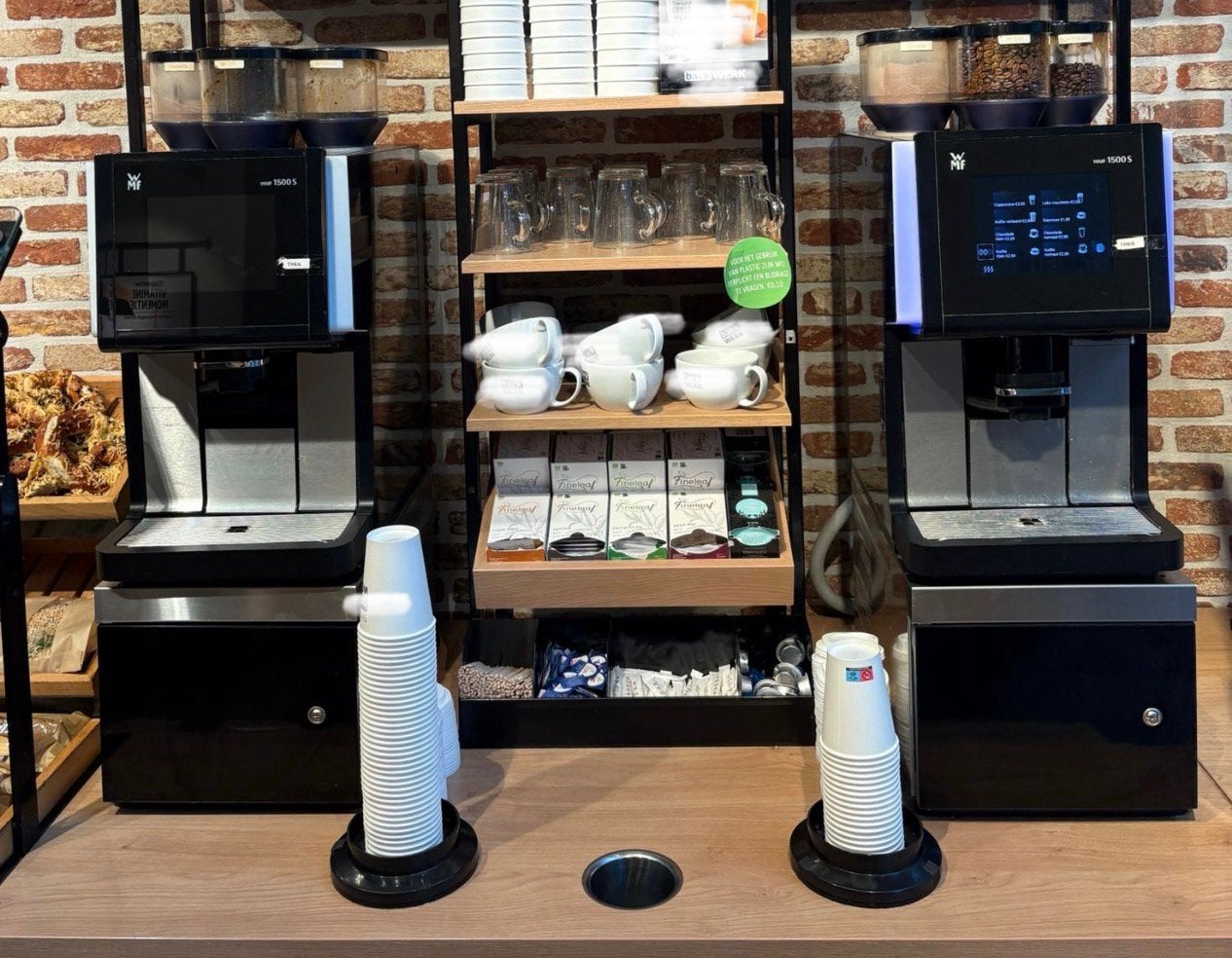 WMF 1500S koffiemachines, Elektronische apparatuur, Koffiezetapparaten, Ophalen, Zo goed als nieuw