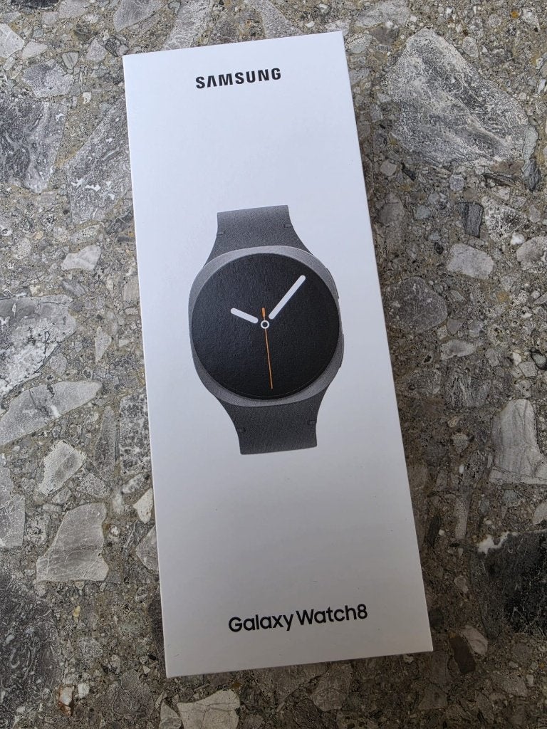 Samsung Galaxy Watch 8 Donkergrijs - ONGEOPEND, Zwart, Nieuw, Ophalen of Verzenden, Android