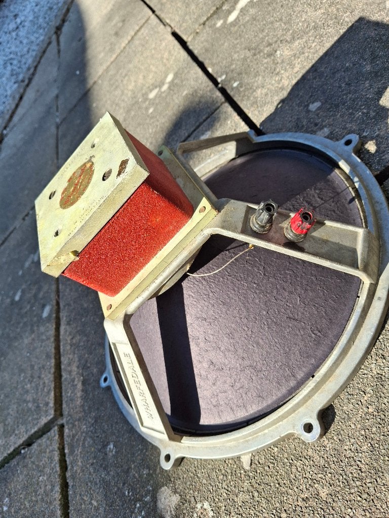 Wharfedale 36 cm en andere vintage, Gebruikt, Subwoofer, Wharfedale, Ophalen