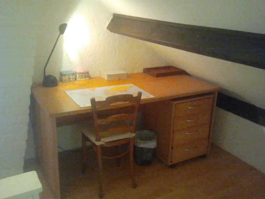 bureau met losse ladenkast, Huis en Inrichting, Bureaus, Ophalen, Spaanplaat of MDF, Zo goed als nieuw, 162 cm