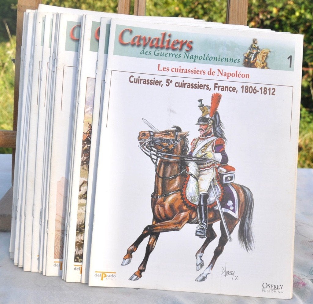 46 fasciles delprado cavalier des guerres napoléonienne, Ophalen of Verzenden, Overige soorten, Boek of Tijdschrift