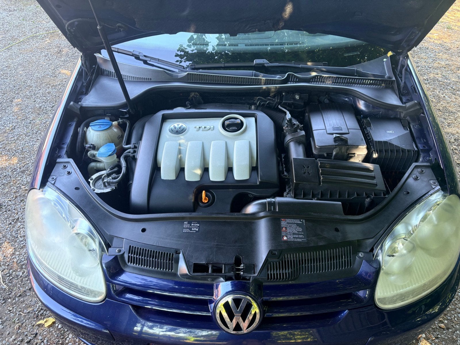 Golf 5 - 1.9 TDI - 105 pk - Diesel, Auto's, Volkswagen, Euro 5, Stof, 4 cilinders, Blauw