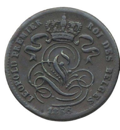 Léopold I - 1 centimes 1856, Enlèvement ou Envoi