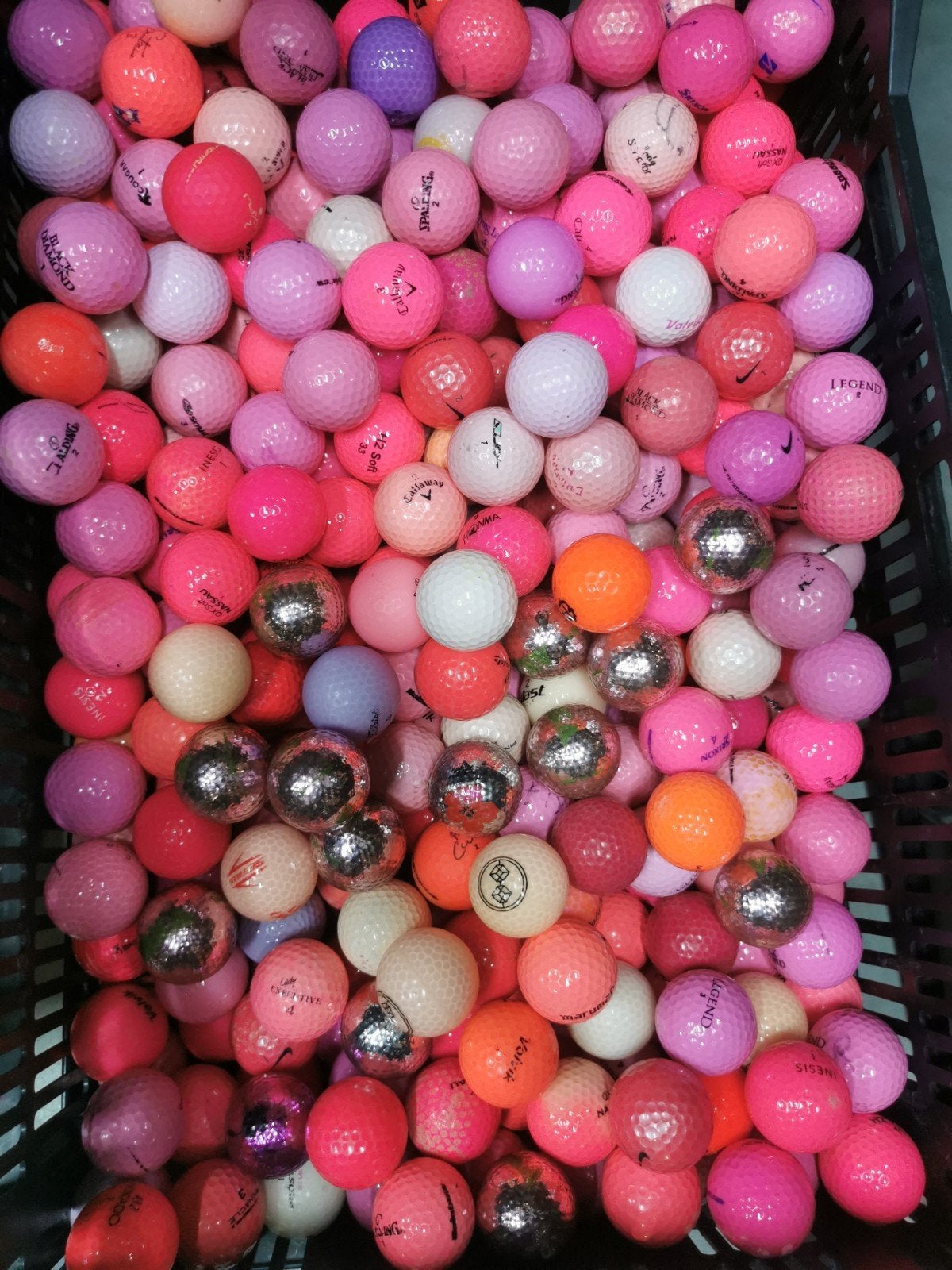 roze golfballen 50 stuks, Sports & Fitness, Enlèvement ou Envoi