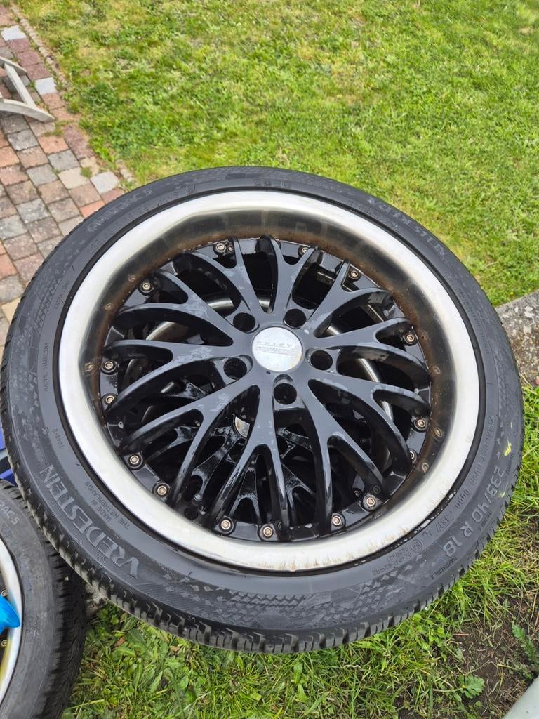 4 jantes 18" alu 235 40 18 pneus très bon, Autos : Pièces & Accessoires, Pneus & Jantes, Pneu(s)