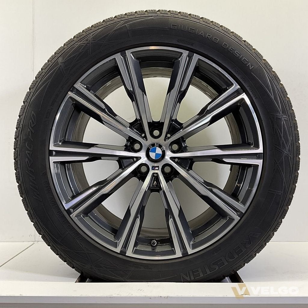 BMW X5 G05 EN X6 G06 BREEDSET VELGEN + WINTERBANDEN 20 INCH, Gebruikt, -, 275 mm, -