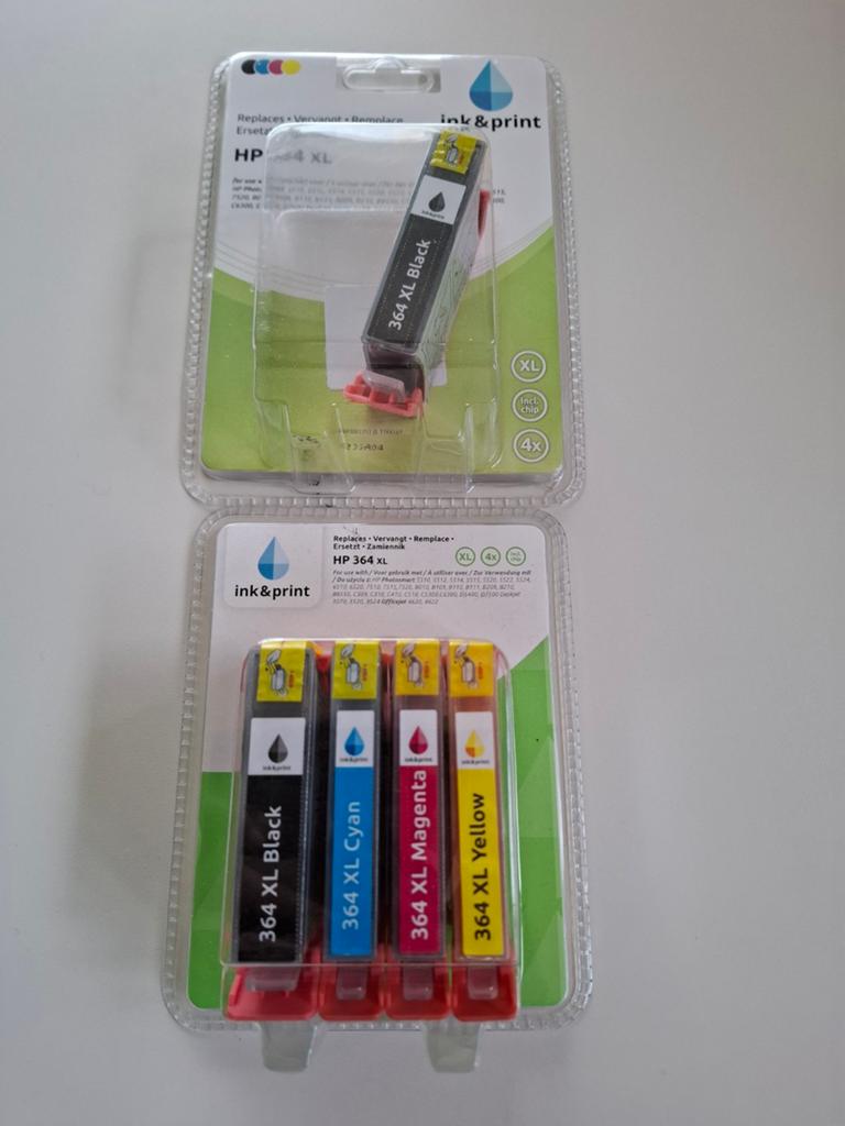 HP364 cartridges, Ophalen