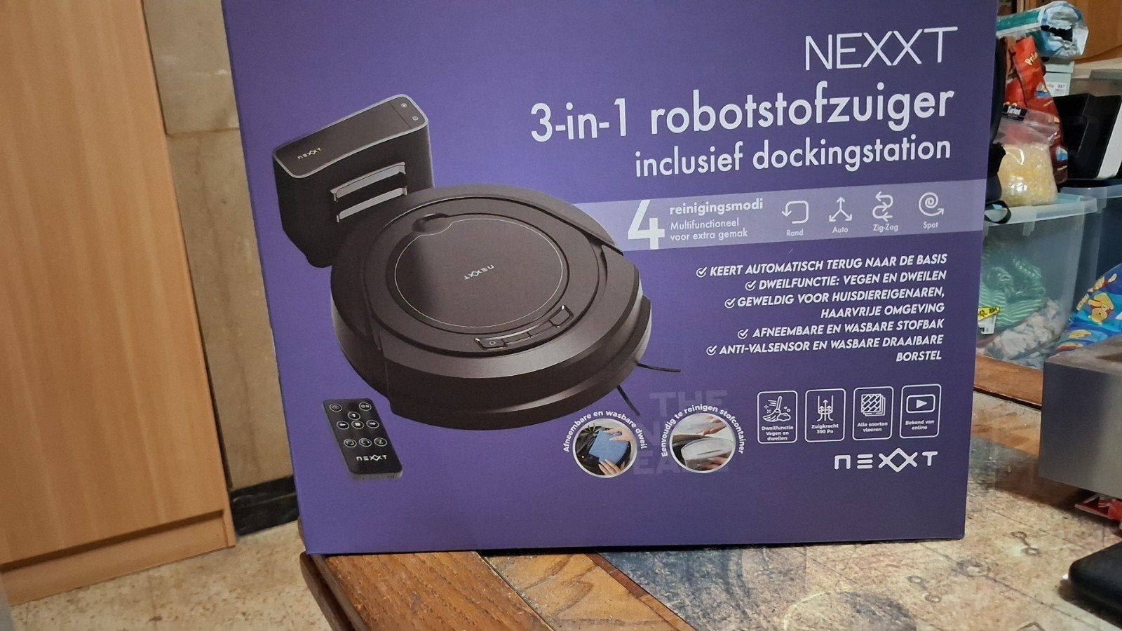 nieuw  3 in 1 robot doos niet open geweest, Ophalen, Robotstofzuiger