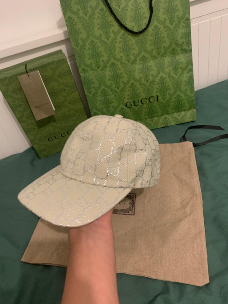 Casquette gucci lame blanche, Vêtements | Hommes, Chapeaux & Casquettes, Enlèvement ou Envoi, Porté, 57 cm (M, 7⅛ pouces) ou moins