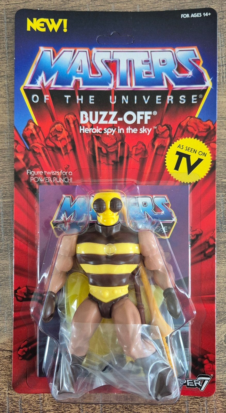 Buzz-Off Masters of the Universe Super7, Collections, Enlèvement