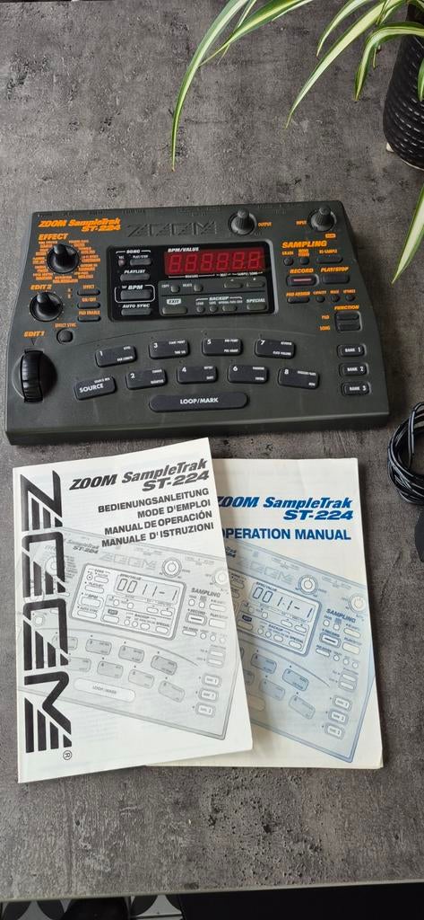 Zoom Sampletrak ST-224 Sampler, Muziek en Instrumenten, Samplers, Ophalen of Verzenden, Zo goed als nieuw